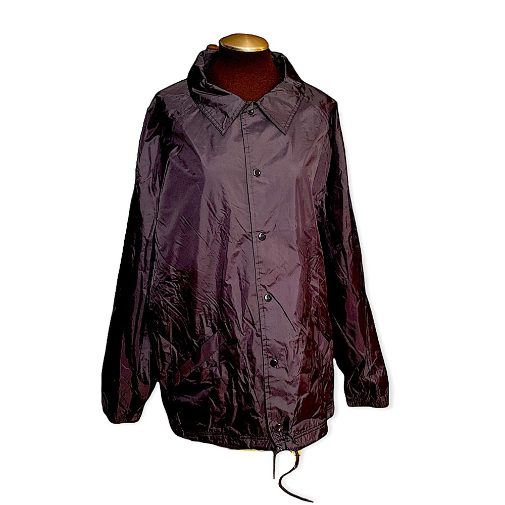 NWOT Sport-Tek By Port Authority men’s black lined raincoat